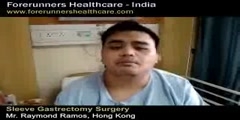 Laparoscopic gastric sleeve surgery in india