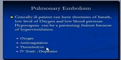 Treatment of Pulmonary Embolism