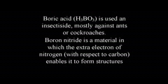 Boron A Chemical Element