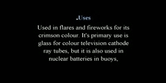 Strontium a Chemical Element