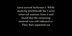Radium A Chemical Element