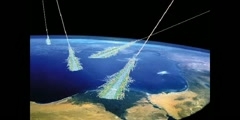 Mysterious cosmic rays hiting the earth