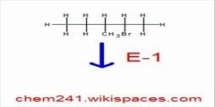 E-1 Reaction of 2-bromo-3-methylpentane