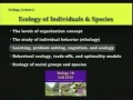 Lec 2- Ecology of Individuals and Species