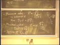 Lec 17 - Mathematics - Multivariable Calculus