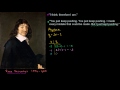 Lec 4 - Descartes and Cartesian Coordinates