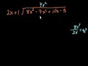 Lec 55 - Algebraic Long Division