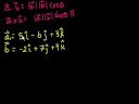 Lec 137 - Calculating dot and cross products with unit vector notation