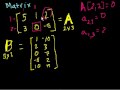 Lec 1 - Introduction to matrices