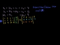 Lec 30 - Matrices: Reduced Row Echelon Form 1