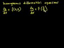 Lec 11 - First order homegenous equations