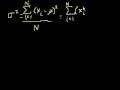 Lec 6 - Statistics: Alternate Variance Formulas
