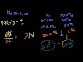 Lec 62- Exponential Decay Formula Proof (can skip, involves Calculus)