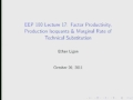 Lec 14 - Environmental Economics and Policy 100