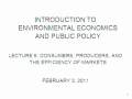 Lec 2 - Environmental Economics and Policy 100