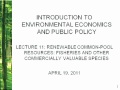 Lec 17 - Environmental Economics and Policy 100