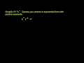 Lec 76 - Simplifying Expressions with Exponents