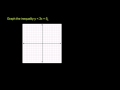 Lec 184 - Graphing Linear Inequalities in Two Variables Example 2