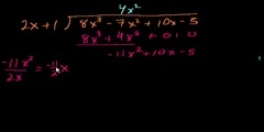 Algebraic Long Division