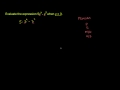 Lec 65 - Evaluating exponential expressions