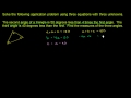 Lec 19 - Three Equation Application Problem