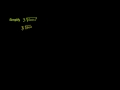 Lec 43 - Simplifying Square Roots Comment Response