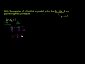 Lec 128 - Parallel Line Equation