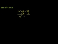 Lec 67 -  Simple Quadratic Equation