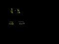 Lec 1 - Subtracting fractions (ex 1)