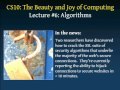 Lec 6 - Computer Science 10 - Lecture 6: Algorithms