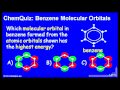 Lec 52 - Benzene Molecular Orbitals  (Quiz)