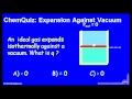 Lec 101 - Expansion Against Vacuum  (Quiz)