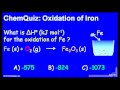 Lec 117 - Oxidation of Iron  (Quiz)
