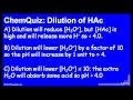 Lec 5 - Dilution of HAc  (Quiz)