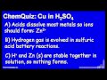 Lec 35 - Zn in H2SO4  (Quiz)
