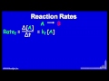Lec 65 - Reaction Rates