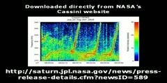 Saturn radio signal of NASA