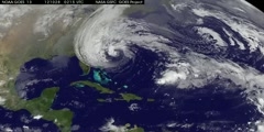 View of Sandy's Storm From Satellite