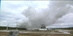 J-2X engine testing at Stennis