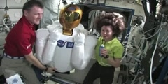 ISS Crew Joined by Robonaut 2