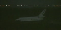 Landing at Kennedy space center by the Atlantis