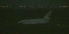 Landing at Kennedy space center by the Atlantis