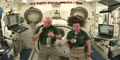 International space station astronauts -  talk with Oregon students