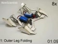 A moving robot made of paper