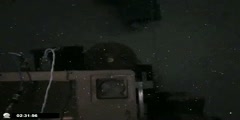 Damage of space radiation on a camera