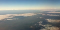 Space Shuttle Launch observed from an Airplane