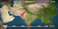 How religion spread across the world.
