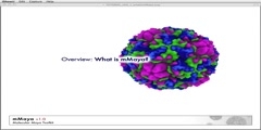 mMaya Software tool to animate molecular structures