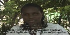 Total Hip replacement India Nigerian patient story/MJRC