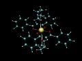 Molecular animation of organometallic compound